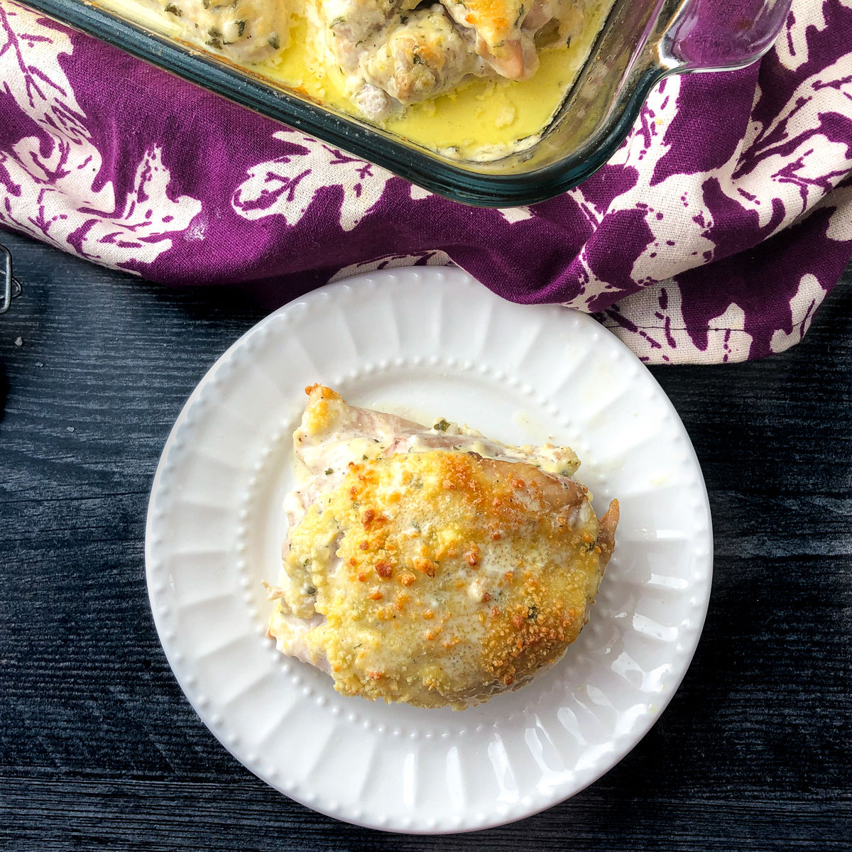 Baked Keto Creamy Chicken: Low Carb & No Canned Soup Recipe
